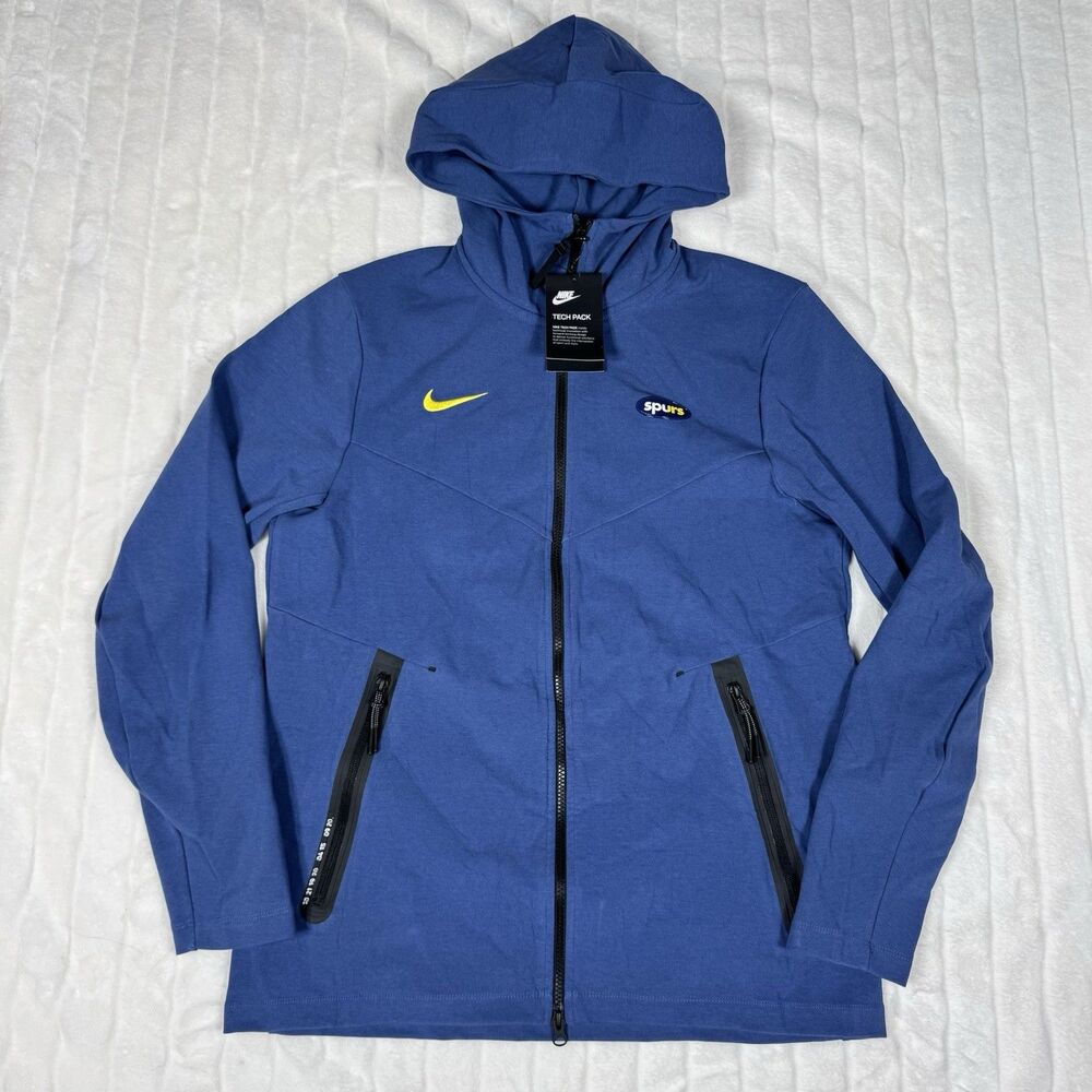 3 Pcs Nike Tech Fleece Tottenham Hotspur Tracksuits Set Tech Pack Blue NWT